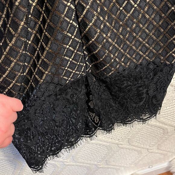 LULU'S | "Heartfelt Thoughts" Black Lace Sleeveless Bodycon Midi Dress - Picture 9 of 12